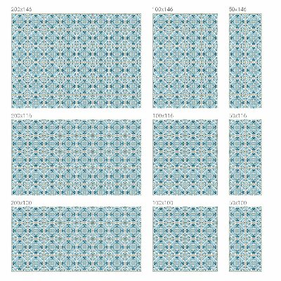 Sichtschutzfolie Fenster Buntglasoptik Blumenfliesen