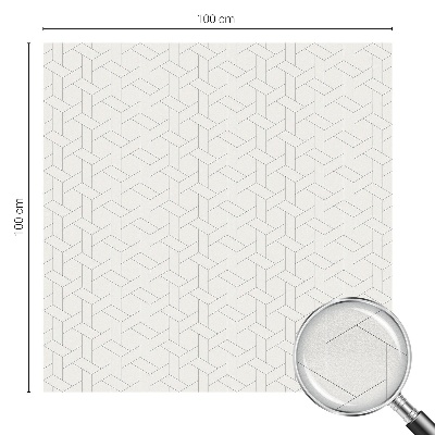 Klebefolie Fenster Sichtschutz Geometrisches Geflecht