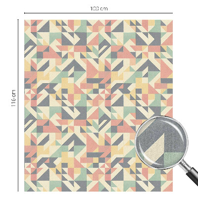 Sichtschutzfolie Fenster Buntglasoptik Die Energie der Geometrie