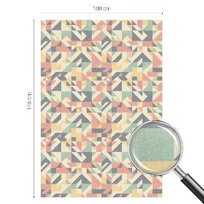 Sichtschutzfolie Fenster Buntglasoptik Die Energie der Geometrie