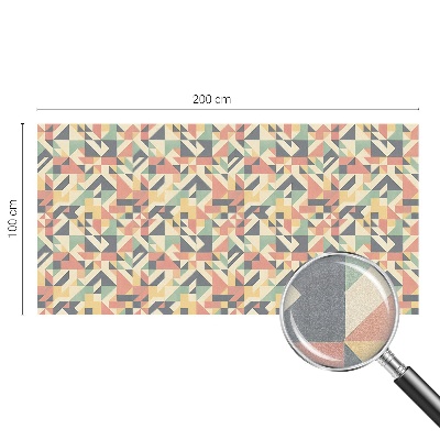 Sichtschutzfolie Fenster Buntglasoptik Die Energie der Geometrie