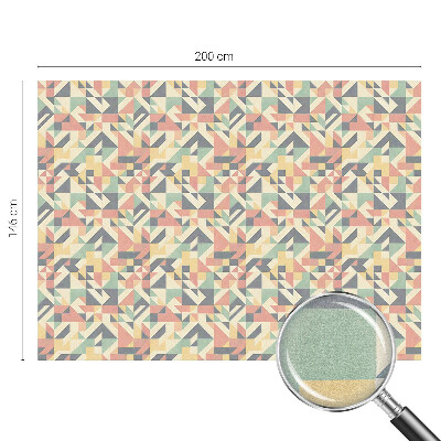 Sichtschutzfolie Fenster Buntglasoptik Die Energie der Geometrie