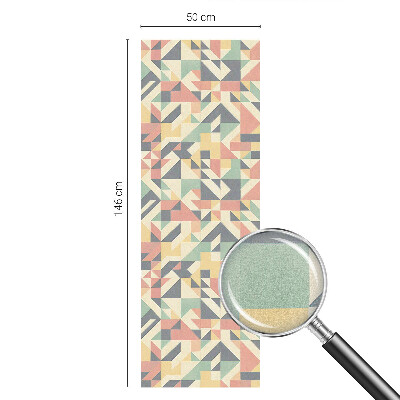 Sichtschutzfolie Fenster Buntglasoptik Die Energie der Geometrie