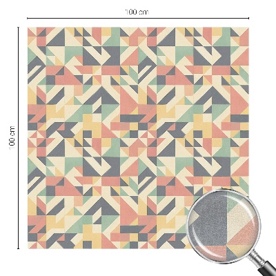 Sichtschutzfolie Fenster Buntglasoptik Die Energie der Geometrie