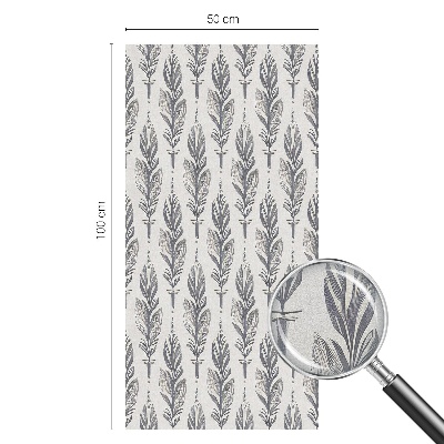 Fensterfolie Sichtschutz Elegante Federn