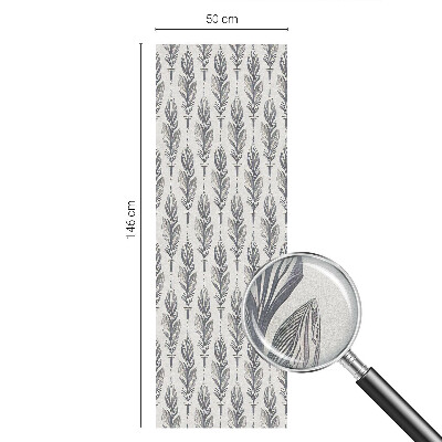 Fensterfolie Sichtschutz Elegante Federn