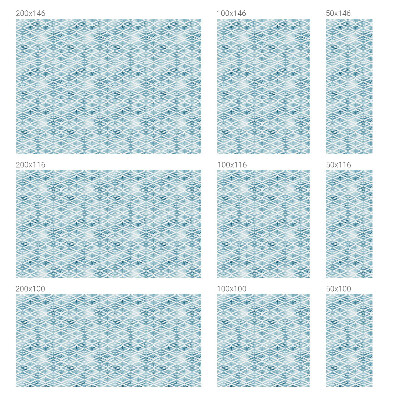 Fensterfolie Sichtschutz Blaue Rauten