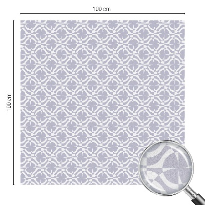 Klebefolie Fenster Sichtschutz Lila Symmetrie