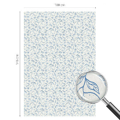 Klebefolie Fenster Sichtschutz Zitronenmuster