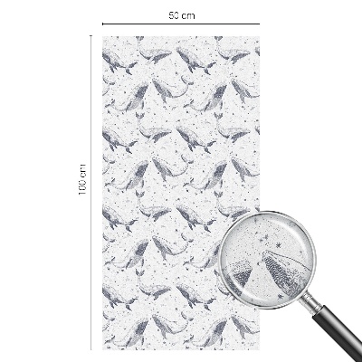 Folie für Fenster blickdicht Meerestiere