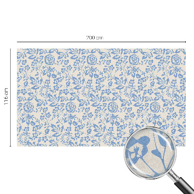 Sichtschutzfolie Fenster Buntglasoptik Blütenblätter