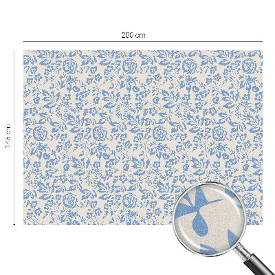 Sichtschutzfolie Fenster Buntglasoptik Blütenblätter