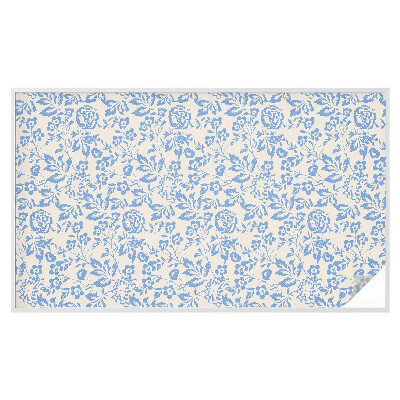 Sichtschutzfolie Fenster Buntglasoptik Blütenblätter