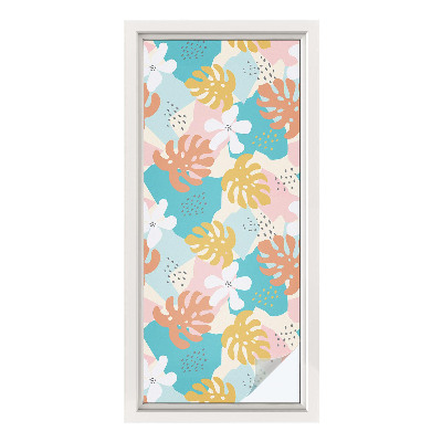 Fensterfolie Sichtschutz Exotische Natur