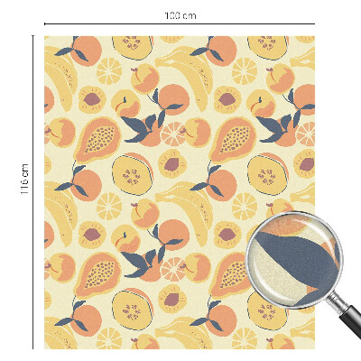 Klebefolie Fenster Sichtschutz Saftige Früchte