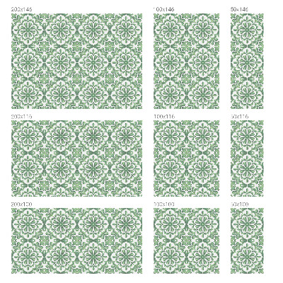 Sichtschutzfolie Fenster Buntglasoptik Grüne Blätter