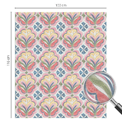 Folie für Fenster blickdicht Blumenmuster