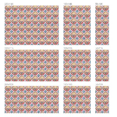 Folie für Fenster blickdicht Blumenmuster