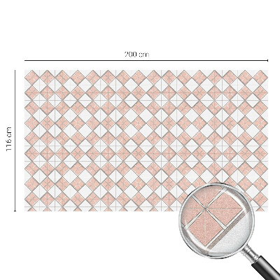 Sichtschutz Klebefolie Buntglasoptik Geometrische Rauten