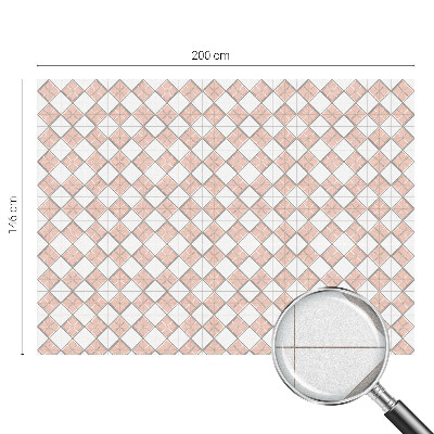 Sichtschutz Klebefolie Buntglasoptik Geometrische Rauten