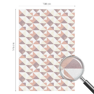 Folie für Fenster blickdicht Moderne Dreiecke