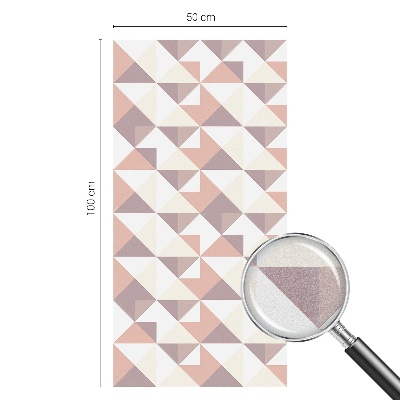 Folie für Fenster blickdicht Moderne Dreiecke