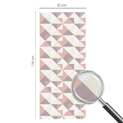 Folie für Fenster blickdicht Moderne Dreiecke