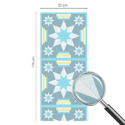 Fensterfolie Sichtschutz Sternmuster