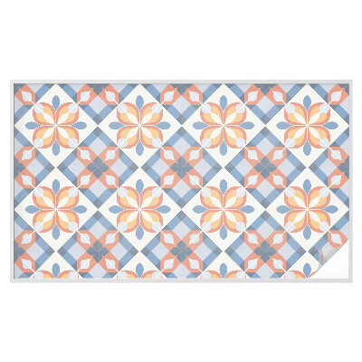 Sichtschutzfolie Fenster Buntglasoptik Farbenfrohe Symmetrie