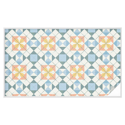 Klebefolie Fenster Sichtschutz Farbenfrohe Symmetrie