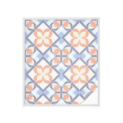 Folie für Fenster blickdicht Blumenmuster