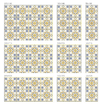 Sichtschutzfolie Fenster Buntglasoptik Geometrische Sterne