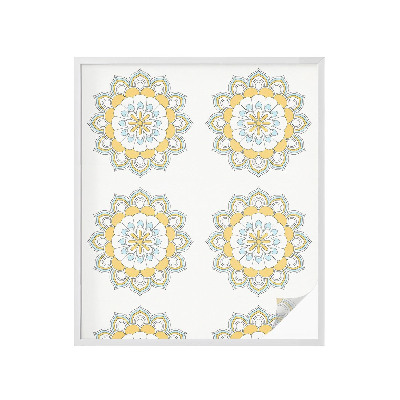 Klebefolie Fenster Sichtschutz Bunte Mandalas