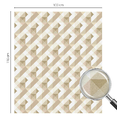 Folie für Fenster blickdicht Dreiecksmuster