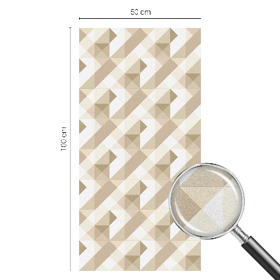 Folie für Fenster blickdicht Dreiecksmuster