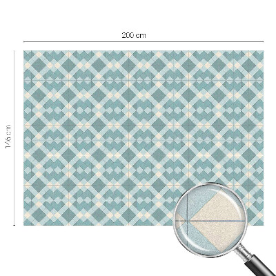 Sichtschutz Klebefolie Buntglasoptik Geometrische Muster