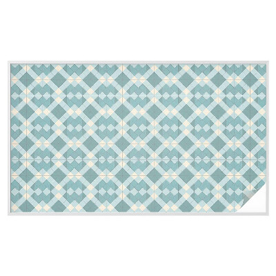 Sichtschutz Klebefolie Buntglasoptik Geometrische Muster