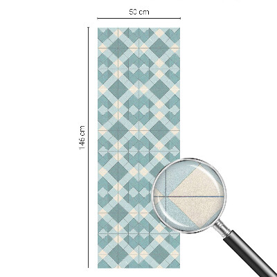 Sichtschutz Klebefolie Buntglasoptik Geometrische Muster