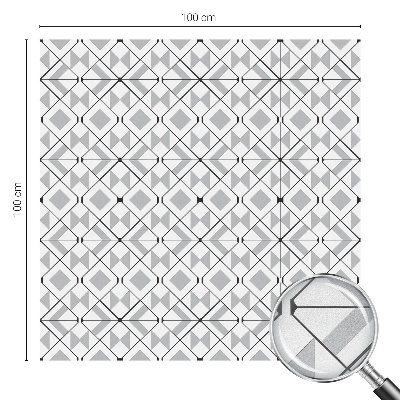 Fensterfolie Sichtschutz Geometrische Muster
