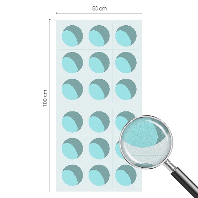 Sichtschutzfolie Fenster Buntglasoptik Moderne Räder