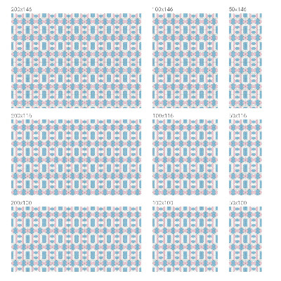 Folie für Fenster blickdicht Pastellmuster