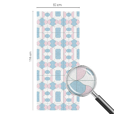 Folie für Fenster blickdicht Pastellmuster
