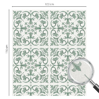 Klebefolie Fenster Sichtschutz Pflanzenornamente