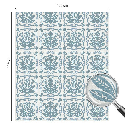 Sichtschutz Klebefolie Buntglasoptik Blumenmuster