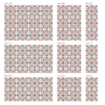 Fensterfolie Sichtschutz Florale Harmonie