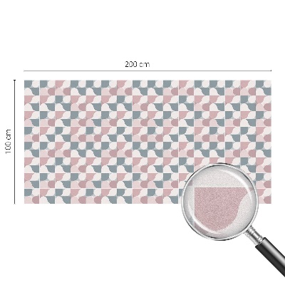 Fensterfolie Sichtschutz Pastellmuster