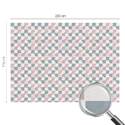 Fensterfolie Sichtschutz Pastellmuster