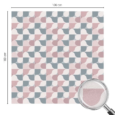 Fensterfolie Sichtschutz Pastellmuster