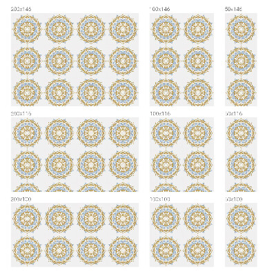 Klebefolie Fenster Sichtschutz Boho-Mandalas