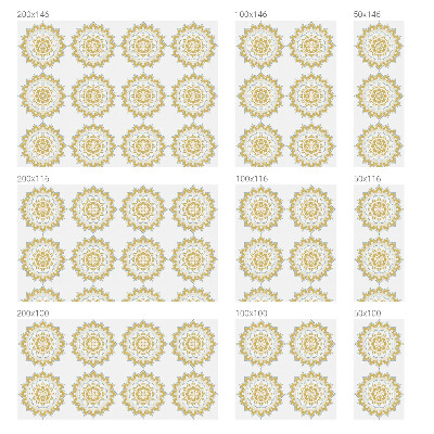 Folie für Fenster blickdicht Blumenmandala